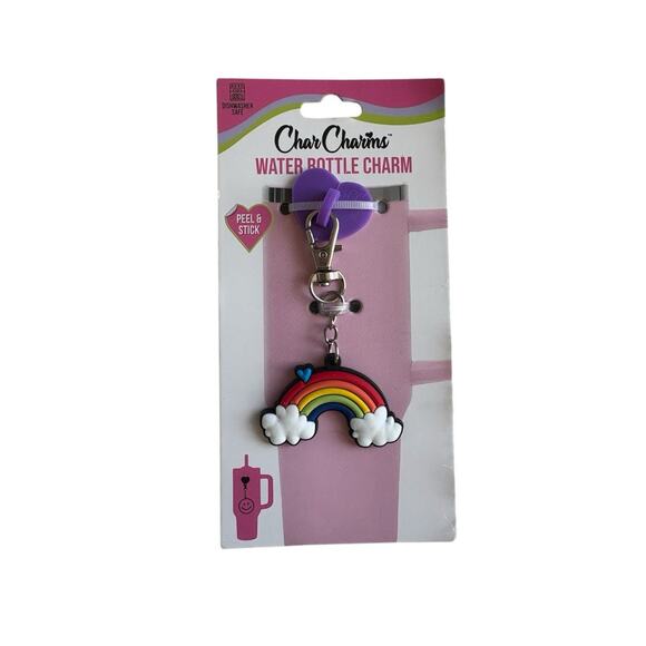 NEW CharCharms 40 oz. Colorful Tumbler Straws & Rainbow Charm Accessory Bundle - Picture 7 of 7